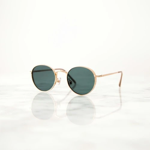 Retro Polarized UV400 Matte Black Sunglasses